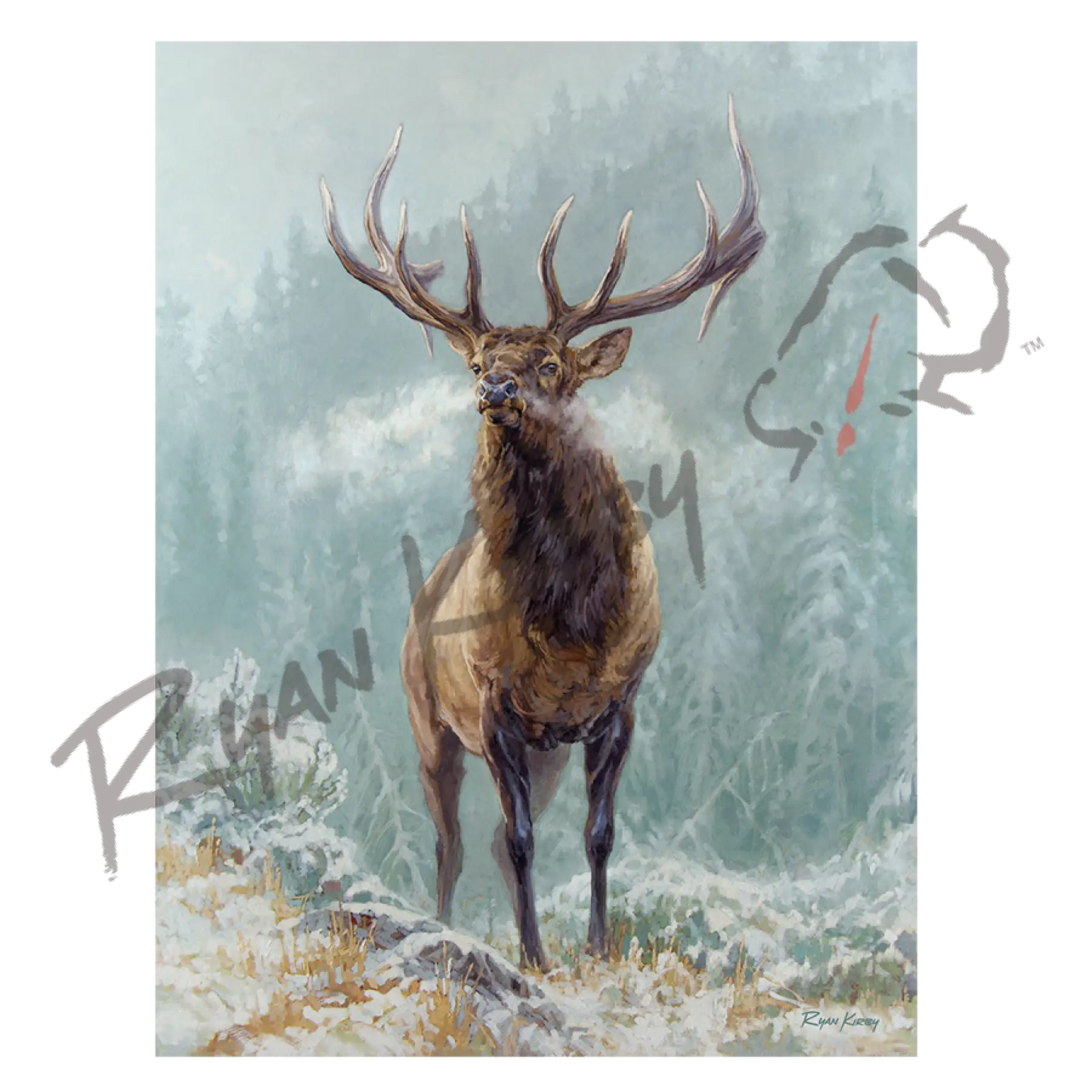 ’Blowing Smoke’ Original Oil Painting