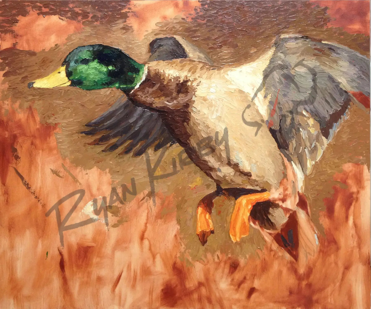 ’Cupped And Committed’ Original Oil Painting