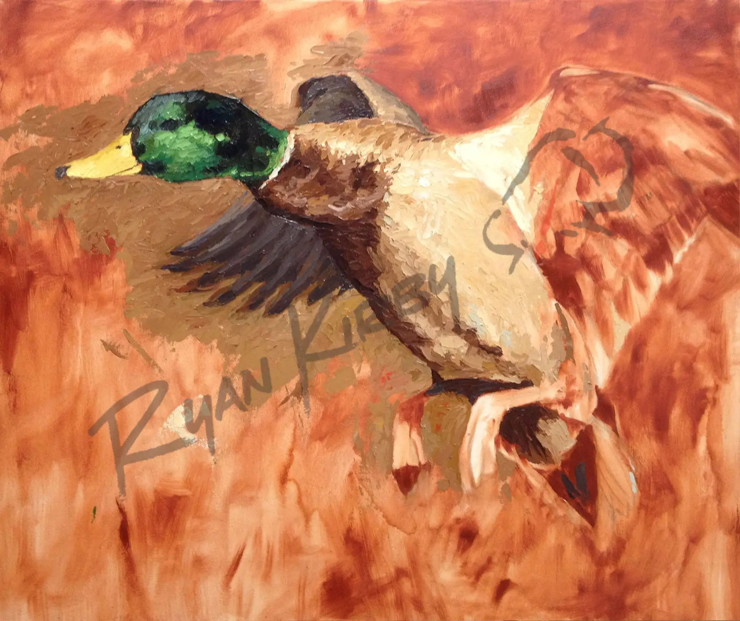 ’Cupped And Committed’ Original Oil Painting