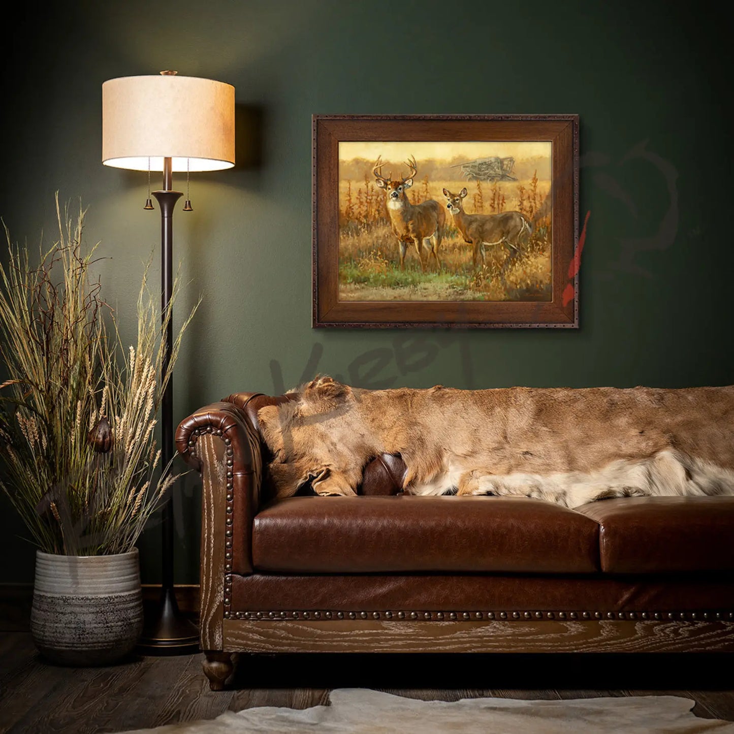 ’End of an Era’ White-tailed Deer Canvas Art Print Canvas Print