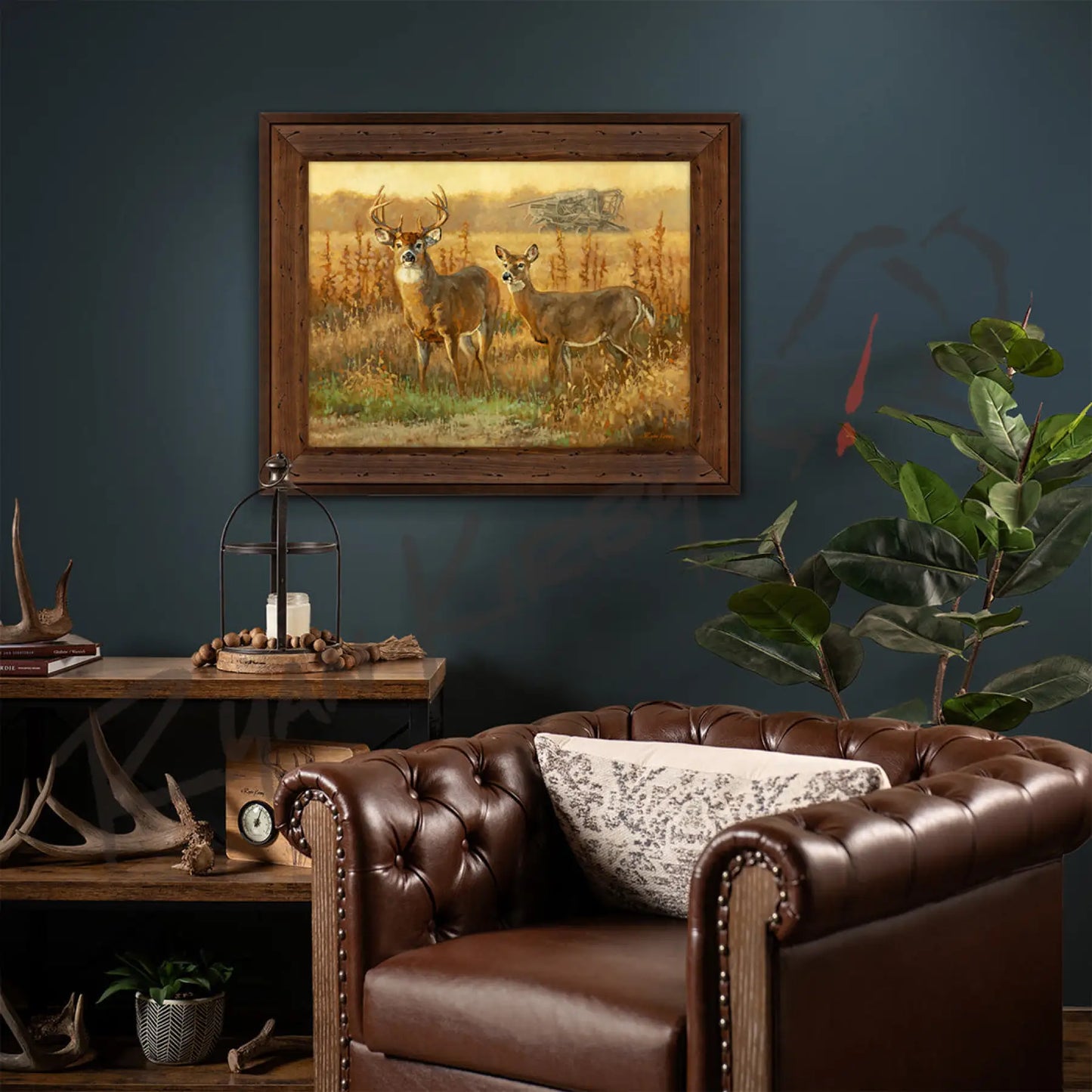 ’End of an Era’ White-tailed Deer Canvas Art Print Canvas Print