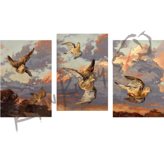 ’First Light Flight’ Original Oil Painting