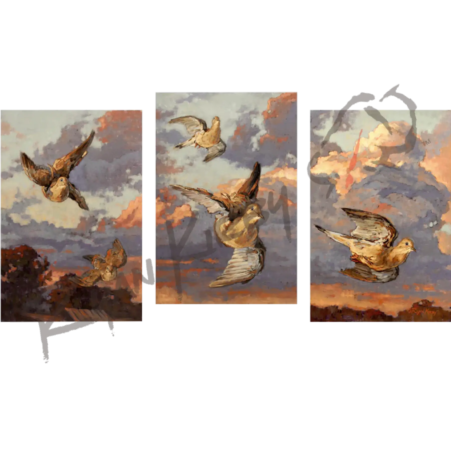 ’First Light Flight’ Original Oil Painting
