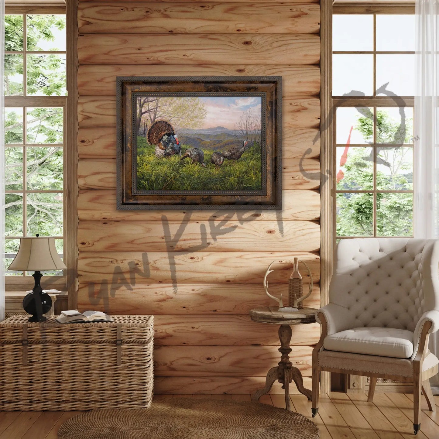 ’Grandfather Gobbler’ Original Oil Painting