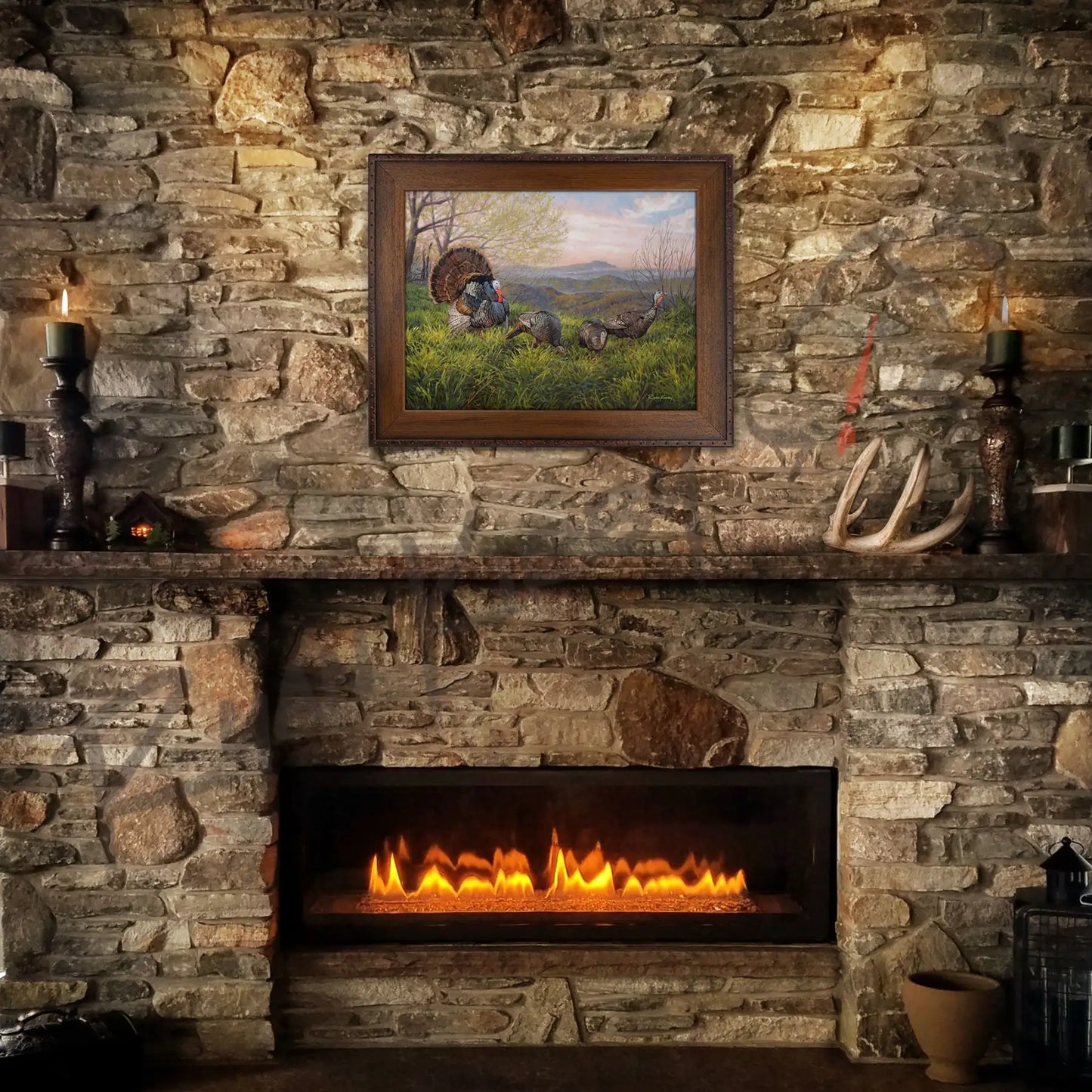 ’Grandfather Gobbler’ Original Oil Painting