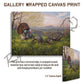 ’Grandfather Gobbler’ Wild Turkey Canvas Art Print Gallery Wrapped