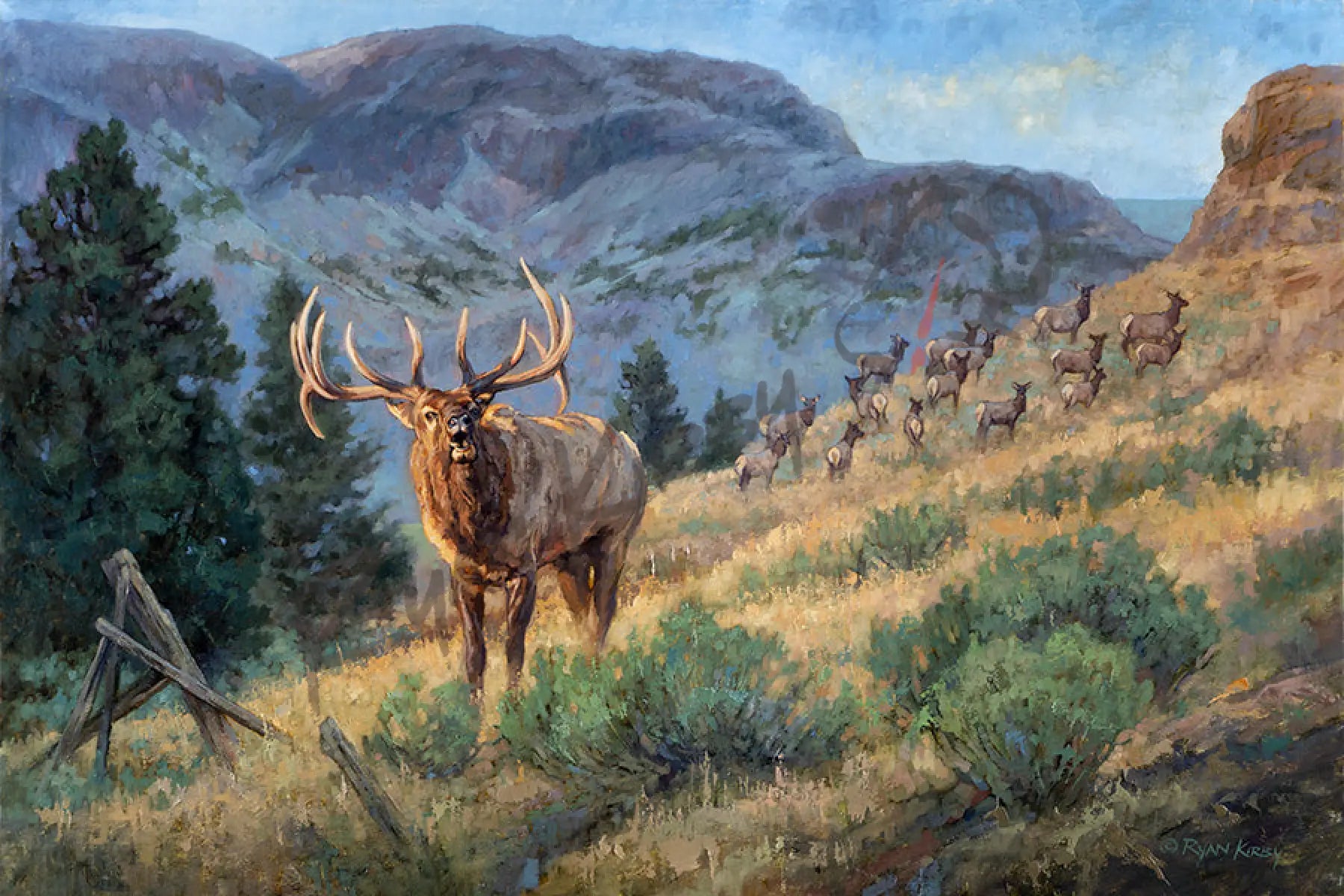 ’Master Of Ceremonies’ Original Oil Painting