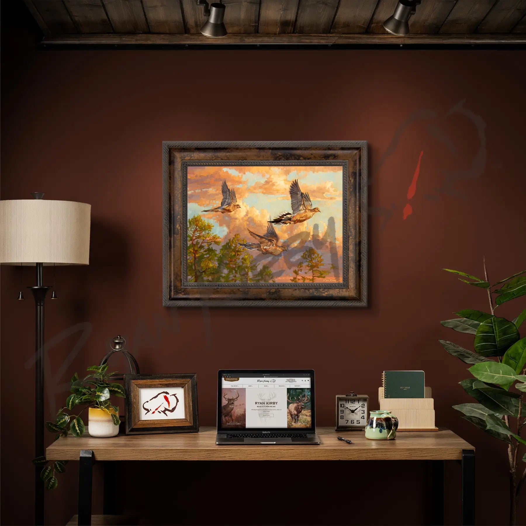 ’Mourning Glory’ Canvas Print