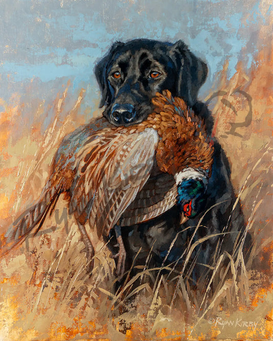 ’Mouthful Of Feathers’ Original Oil Painting