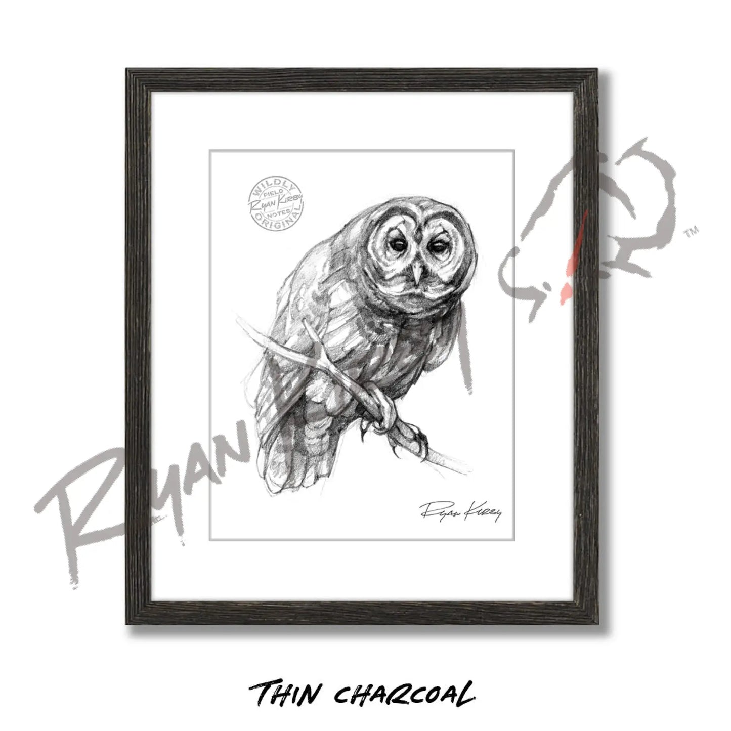Owl Sketch Print Sketch Paper Print