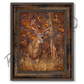 ’Posting Up’ White-Tailed Deer Canvas Art Print Classic Bronze