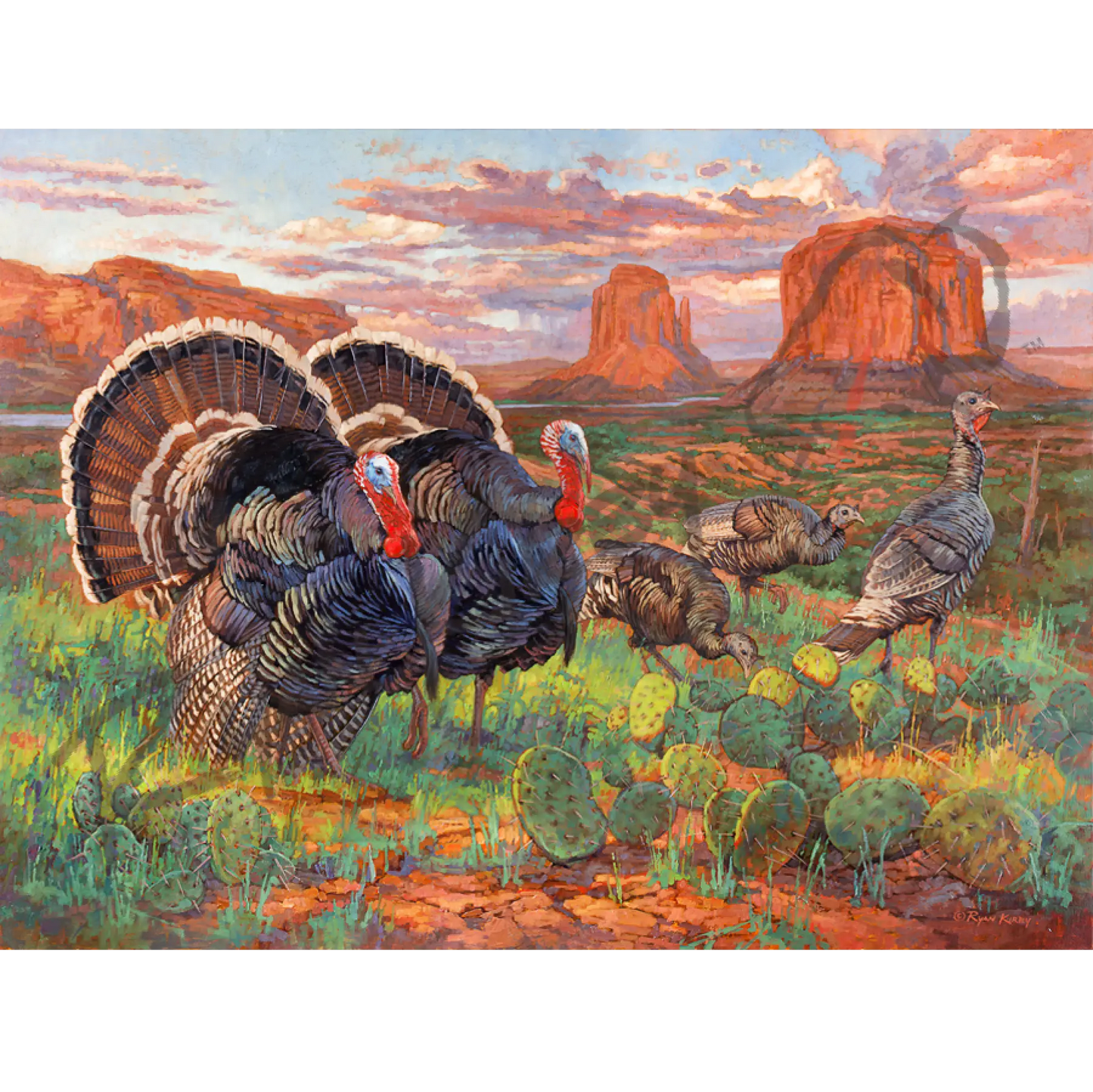 ’Red Rock Rendezvous’ Original Oil Painting