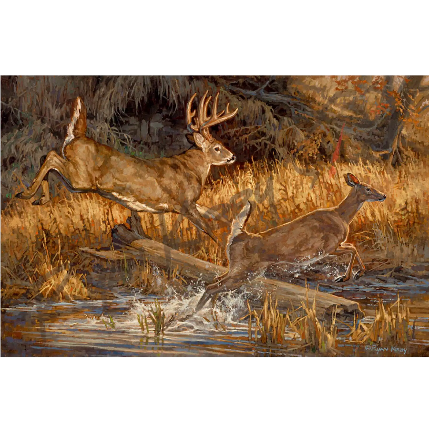 ’River Runners’ Original Oil Painting
