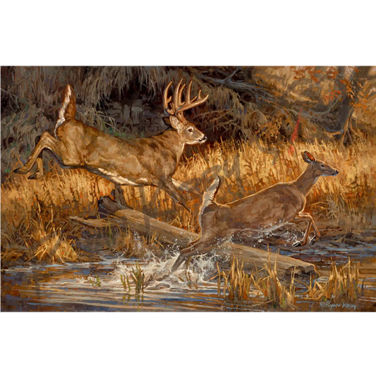 ’River Runners’ Original Oil Painting