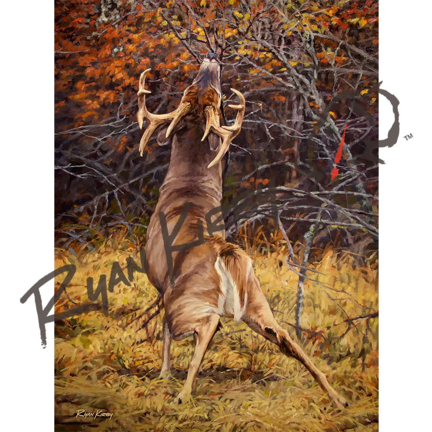 ’Scrape Line’ Original Oil Painting