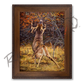 ’Scrape Line’ White-Tailed Deer Canvas Art Print Copper Barrel
