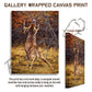 ’Scrape Line’ White-Tailed Deer Canvas Art Print Gallery Wrapped