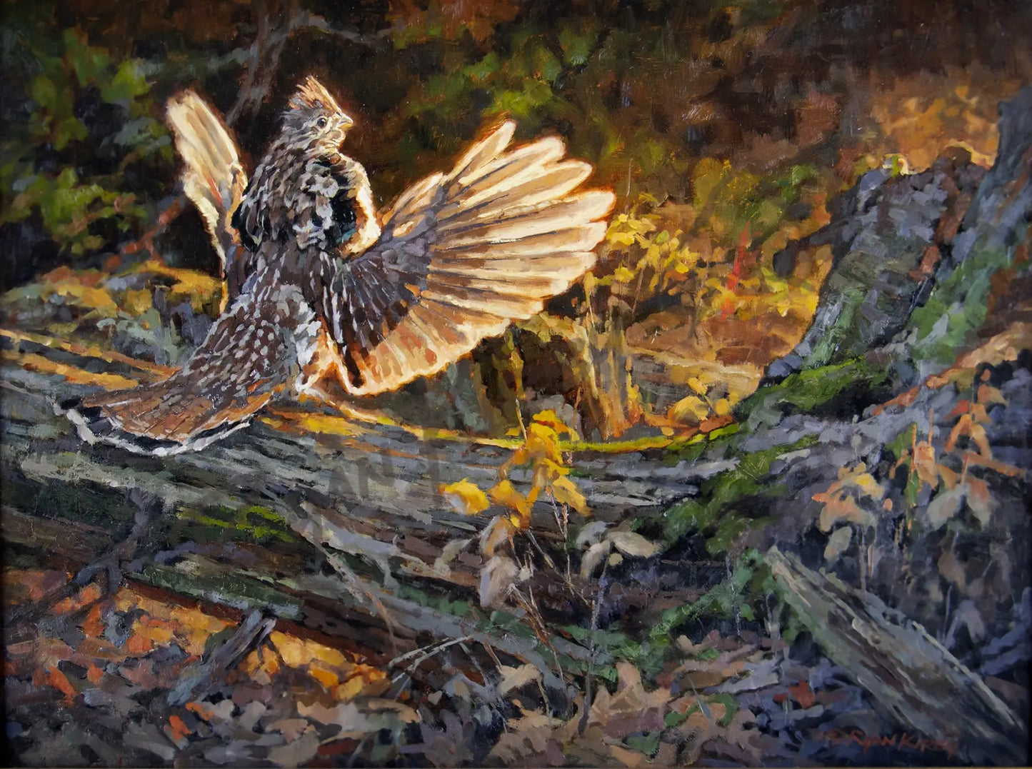 “The Beat Of His Own Drum” Original Oil Painting By Ryan Kirby