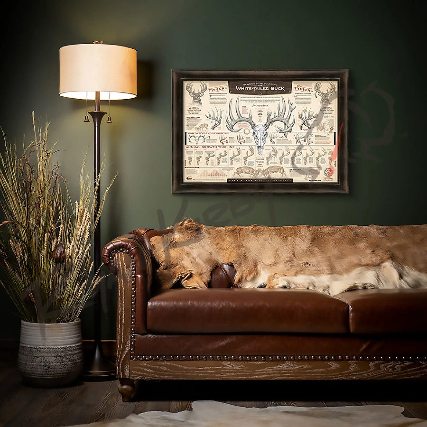 ’The Scoring & Field-Judging Of The White-Tailed Buck’ Paper Art Print