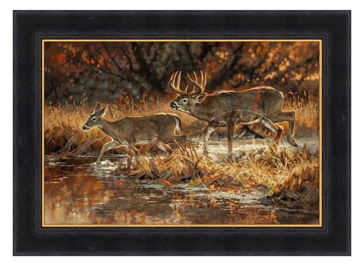 ’Anywhere With You’ White-Tail Buck Original Oil Painting - Original Oil Painting