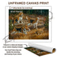 ’Belle of the Bawl’ Beagle Hunting Rabbit Canvas Art Print Canvas Print