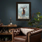 ’Blowing Smoke’ Bull Elk Canvas Art Print - Canvas Print