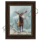 ’Blowing Smoke’ Bull Elk Canvas Art Print Riverside