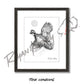 Bobwhite Quail Sketch Print Sketch Paper Print