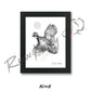 Bobwhite Quail Sketch Print Sketch Paper Print