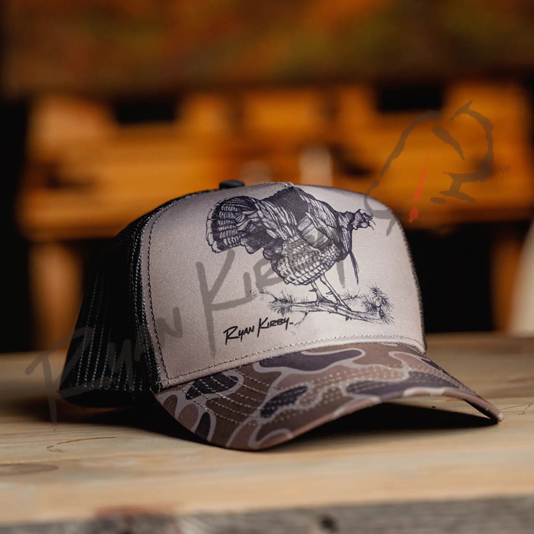 Boss Bird Mesh Snapback Ryan Kirby Wildlife and Hunting Art