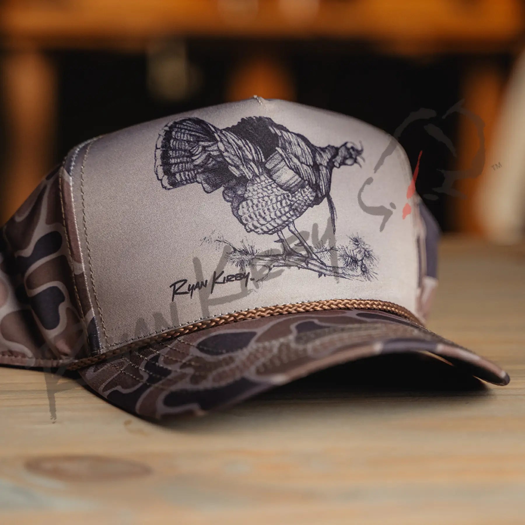 Boss Bird Rope Snapback | Ryan Kirby Wildlife and Hunting Art