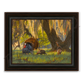 ’Boss of the Moss’ Wild Turkey Canvas Art Print - Midnight Oak - Canvas Print