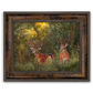 ’Boys Night Out’ White-Tailed Deer Canvas Art Print Classic Bronze
