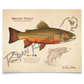 Brook Trout Fine Art Print - Sketch Paper Print