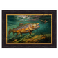 ’Brown Trout Strike’ Original Oil Painting - Original Oil Painting