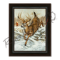 ’Chip Shot’ White-Tailed Buck Canvas Art Print for Field & Stream Journal - Midnight Oak - Canvas Print
