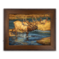 ’Crossing Guard’ Bull Elk Canvas Art Print Copper Barrel