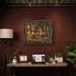 ’Dance Card’ Wild Turkey Canvas Art Print Canvas Print