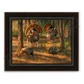 ’Dance Card’ Wild Turkey Canvas Art Print - Midnight Oak - Canvas Print