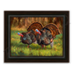 ’Deuces Wild’ Wild Turkey Canvas Art Print - Midnight Oak - Canvas Print