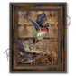 ’Driftwood Drake’ Wood Duck Canvas Print Classic Bronze Canvas Print