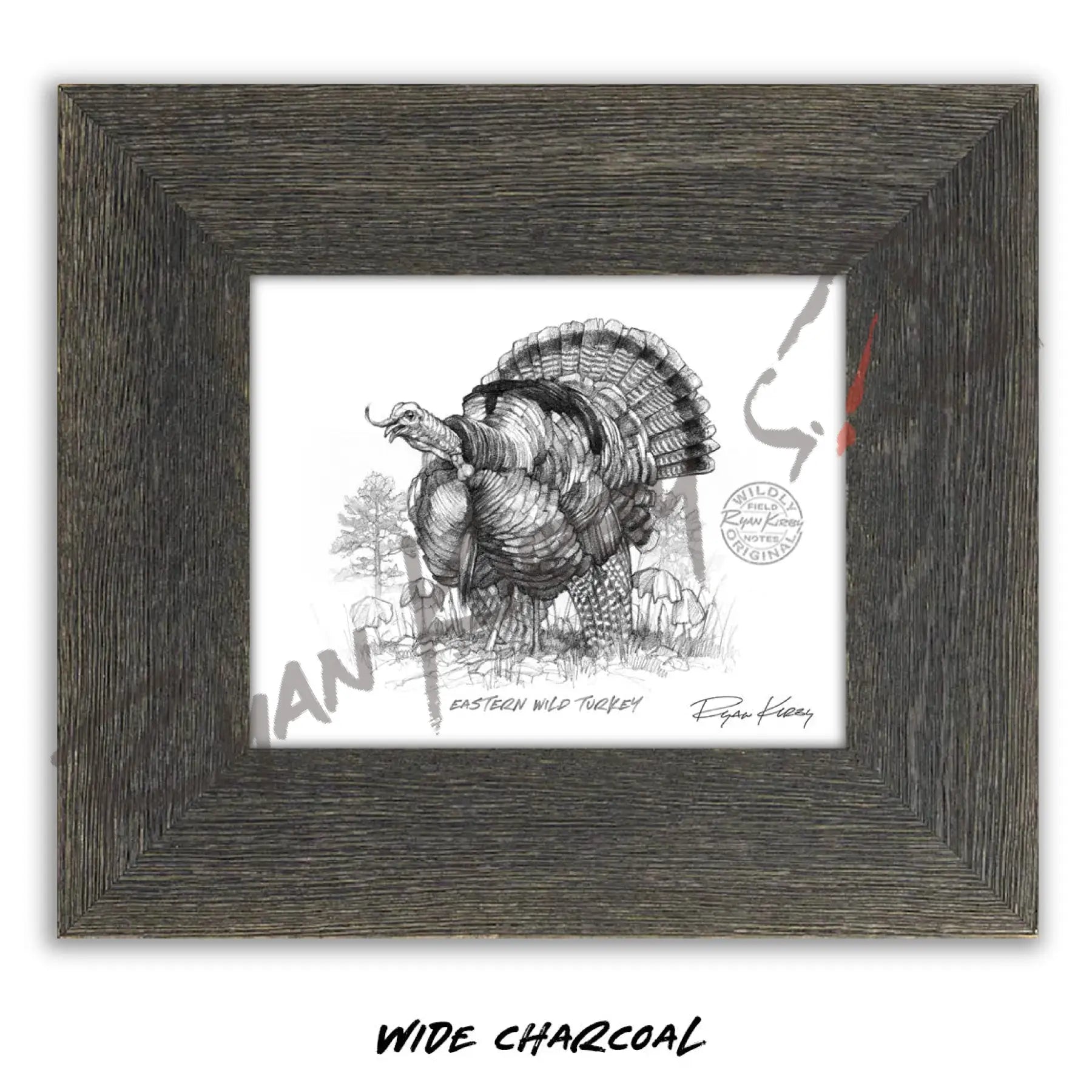 Eastern Wild Turkey Sketch Print Sketch Paper Print