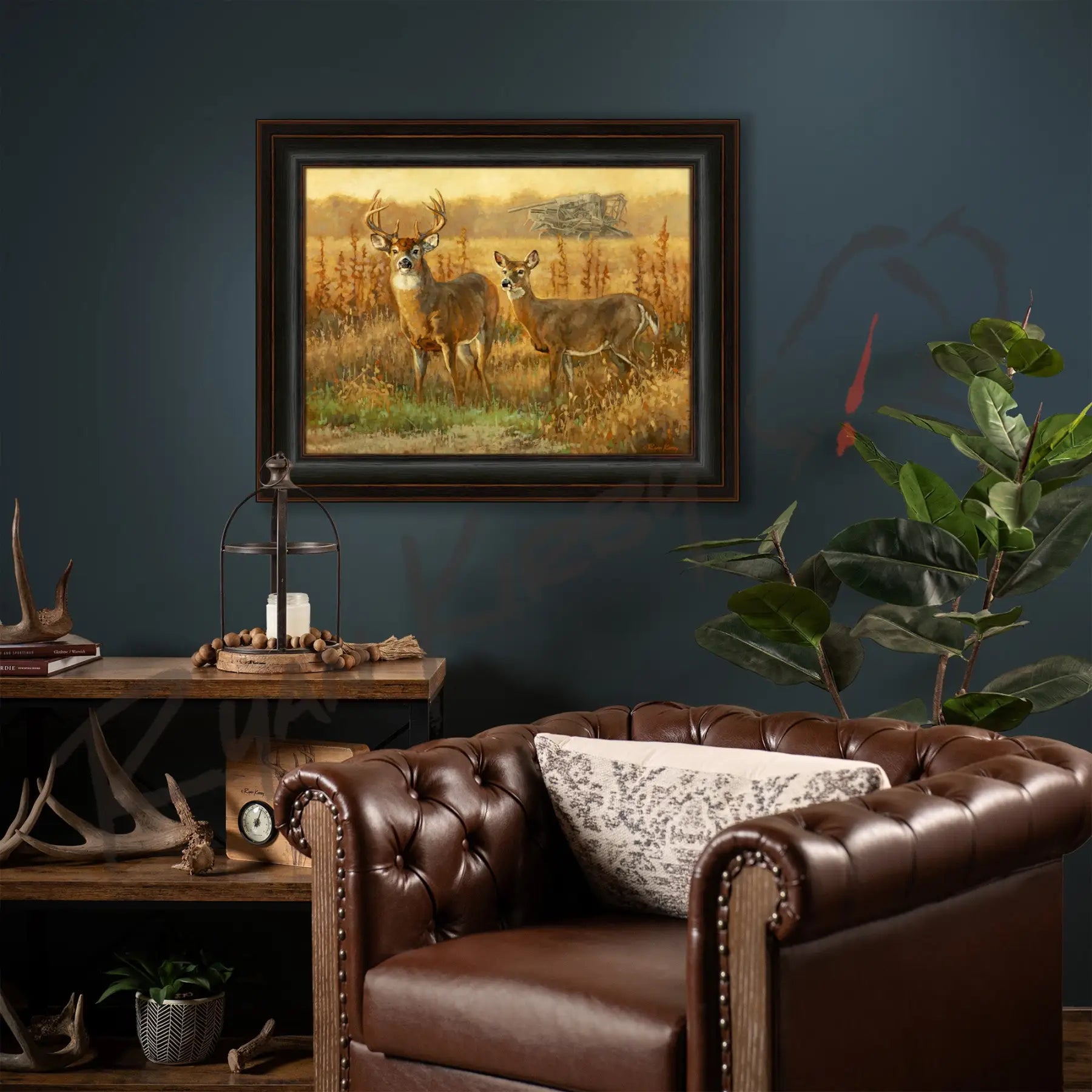 ’End of an Era’ White-tailed Deer Canvas Art Print - Canvas Print