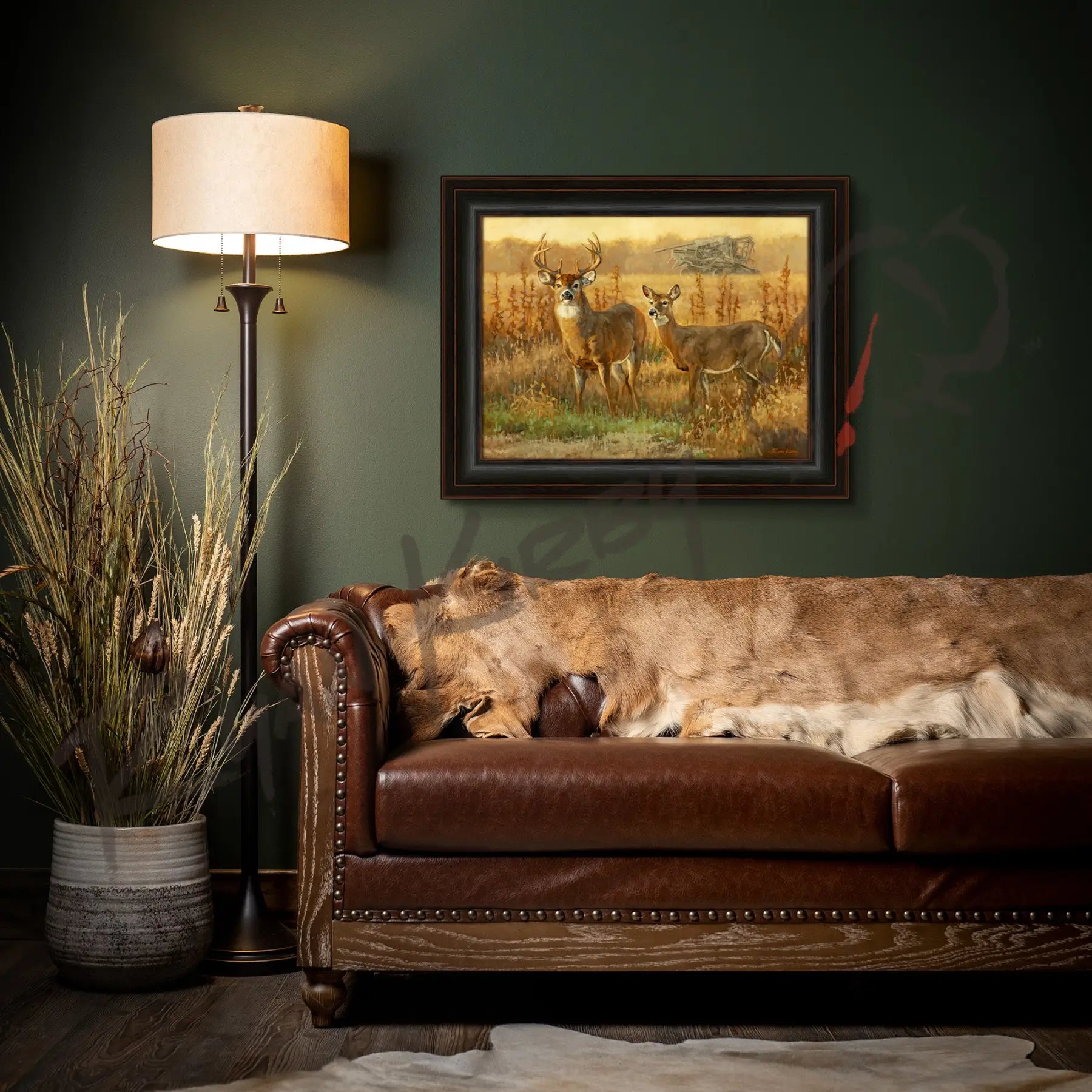’End of an Era’ White-tailed Deer Canvas Art Print - Canvas Print