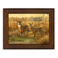 ’End of an Era’ White-tailed Deer Canvas Art Print Reclaimed Chestnut Canvas Print