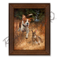 ’Fair Chase’ Beagle Hunting Rabbit Canvas Art Print Reclaimed Chestnut