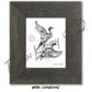 Flying Pintails Sketch Print Sketch Paper Print
