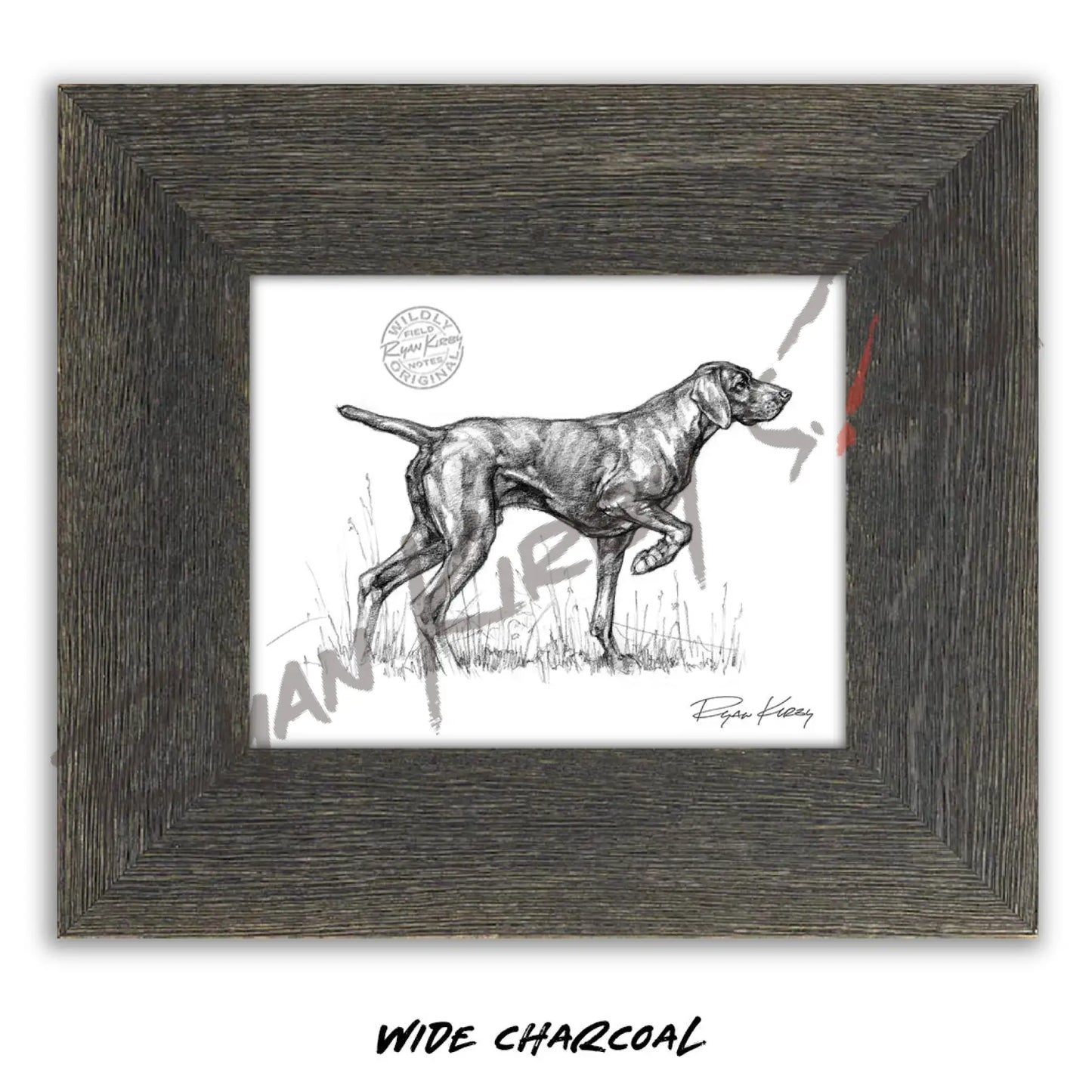 German Shorthaired Pointer Sketch Print Sketch Paper Print