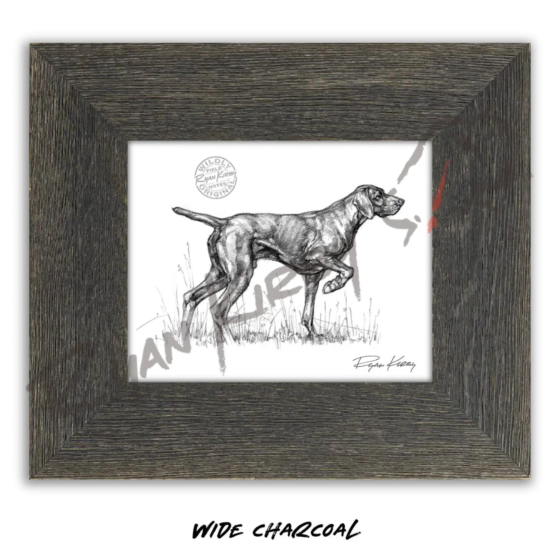 German Shorthaired Pointer Sketch Print Sketch Paper Print
