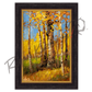 ’Gold Rush’ Aspen Landscape Original Oil Painting - Original Oil Painting